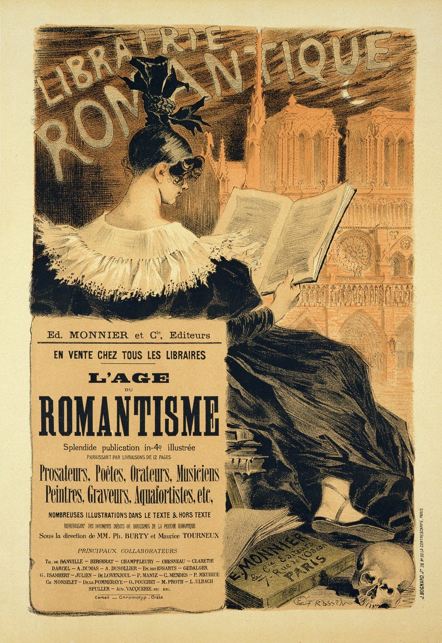 Reproduction of a Poster Advertising a Book Entitled 