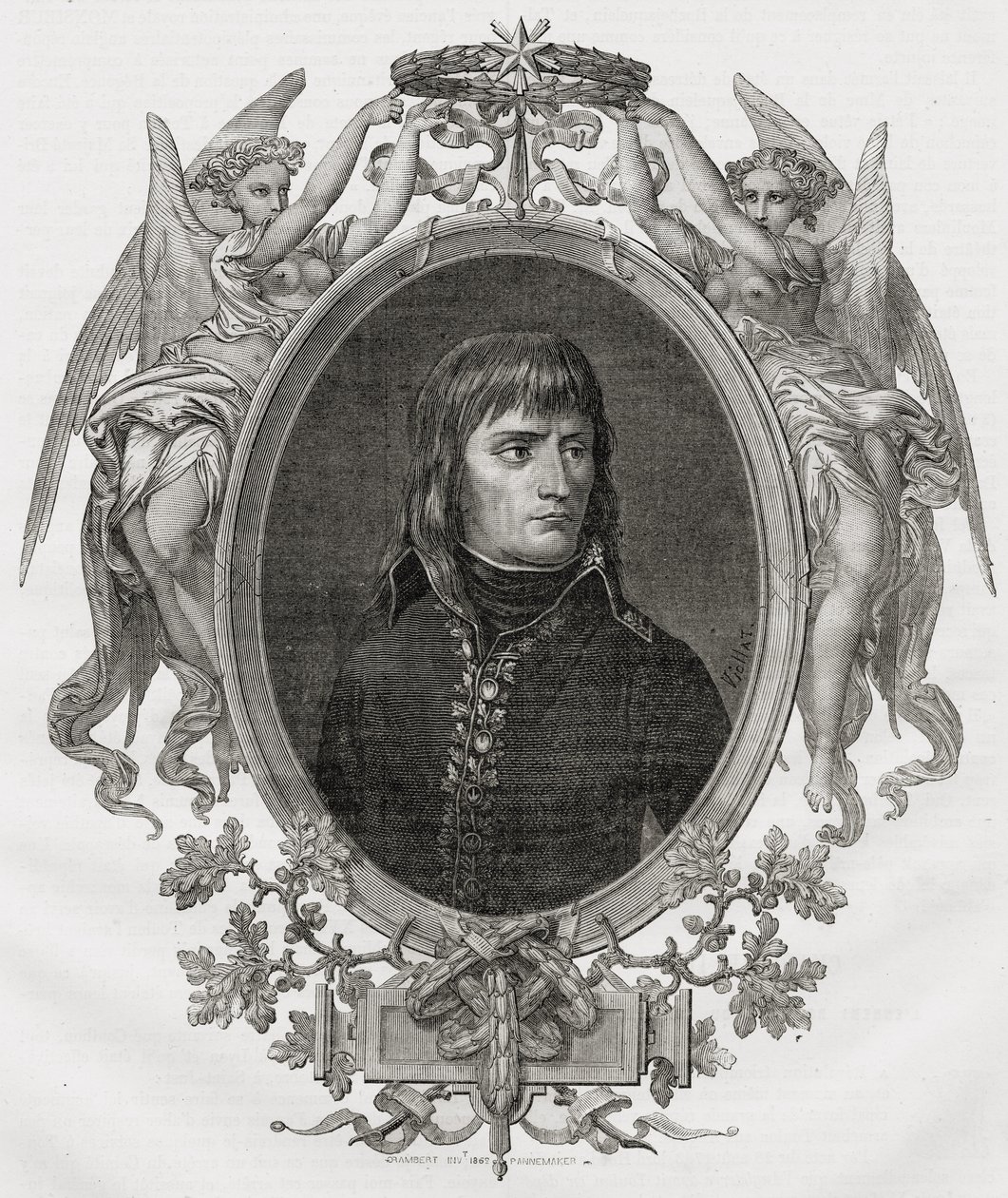 Portrait of Napoleon Bonaparte by Eugene Joseph Viollat