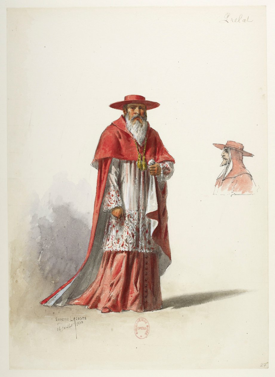 Saint-Saëns - Henry VIII - Costume Designs - Lacoste - 27 by Eugene Lacoste