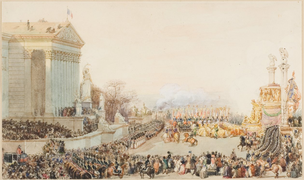 The Translation of the Ashes of Napoleon: 15 December by Eugene Louis Lami