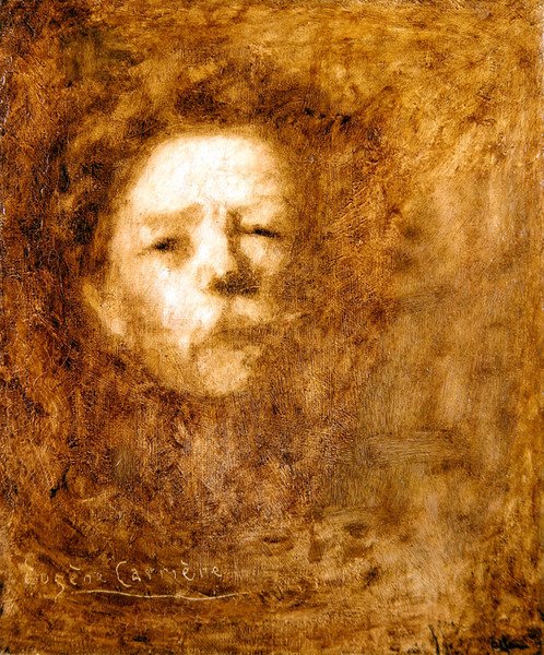 Portrait of Eugene Carriere by Eugene (after) Carriere