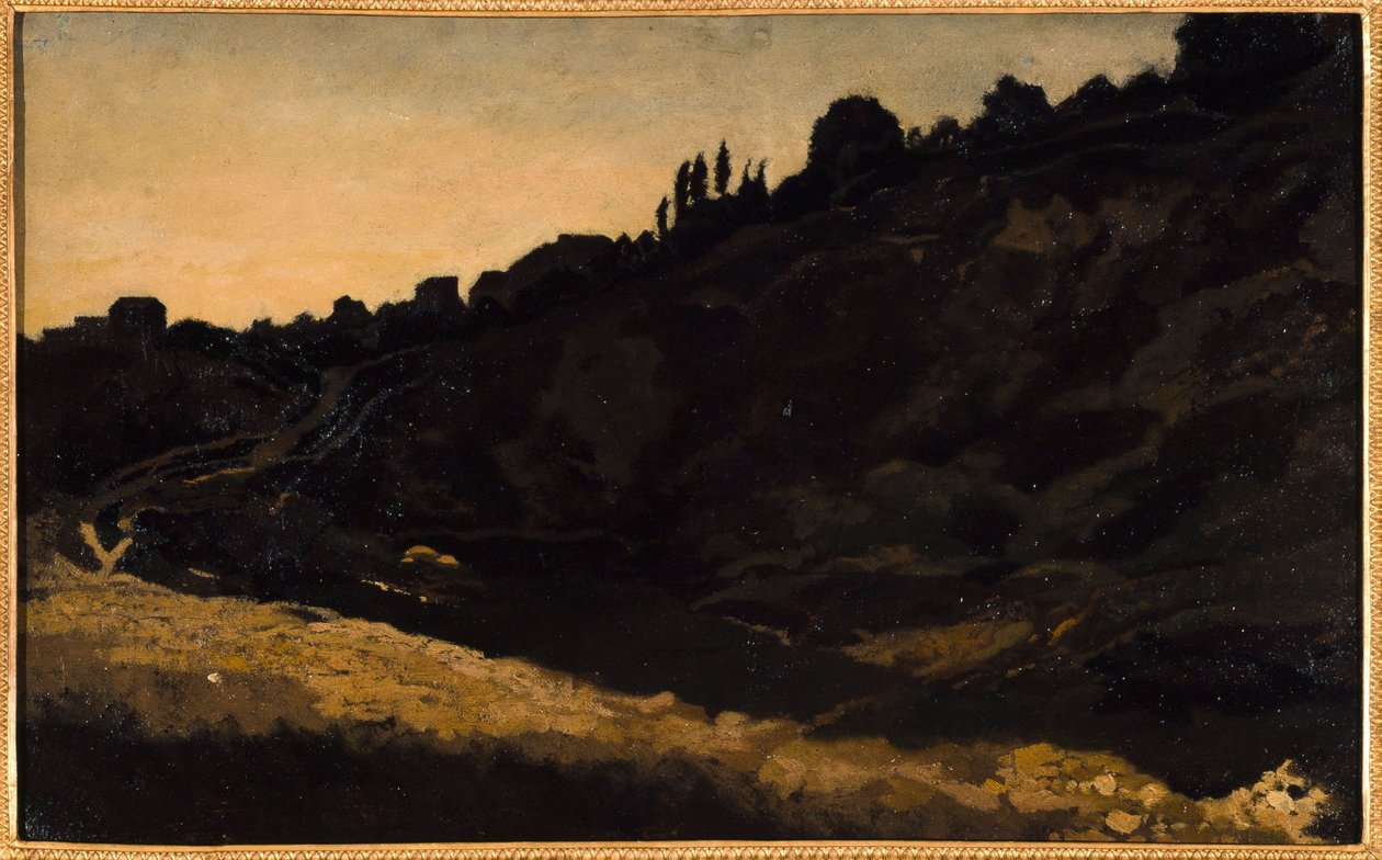 View of Montmartre, circa 1848 by Eugene Antoine Samuel Lavieille