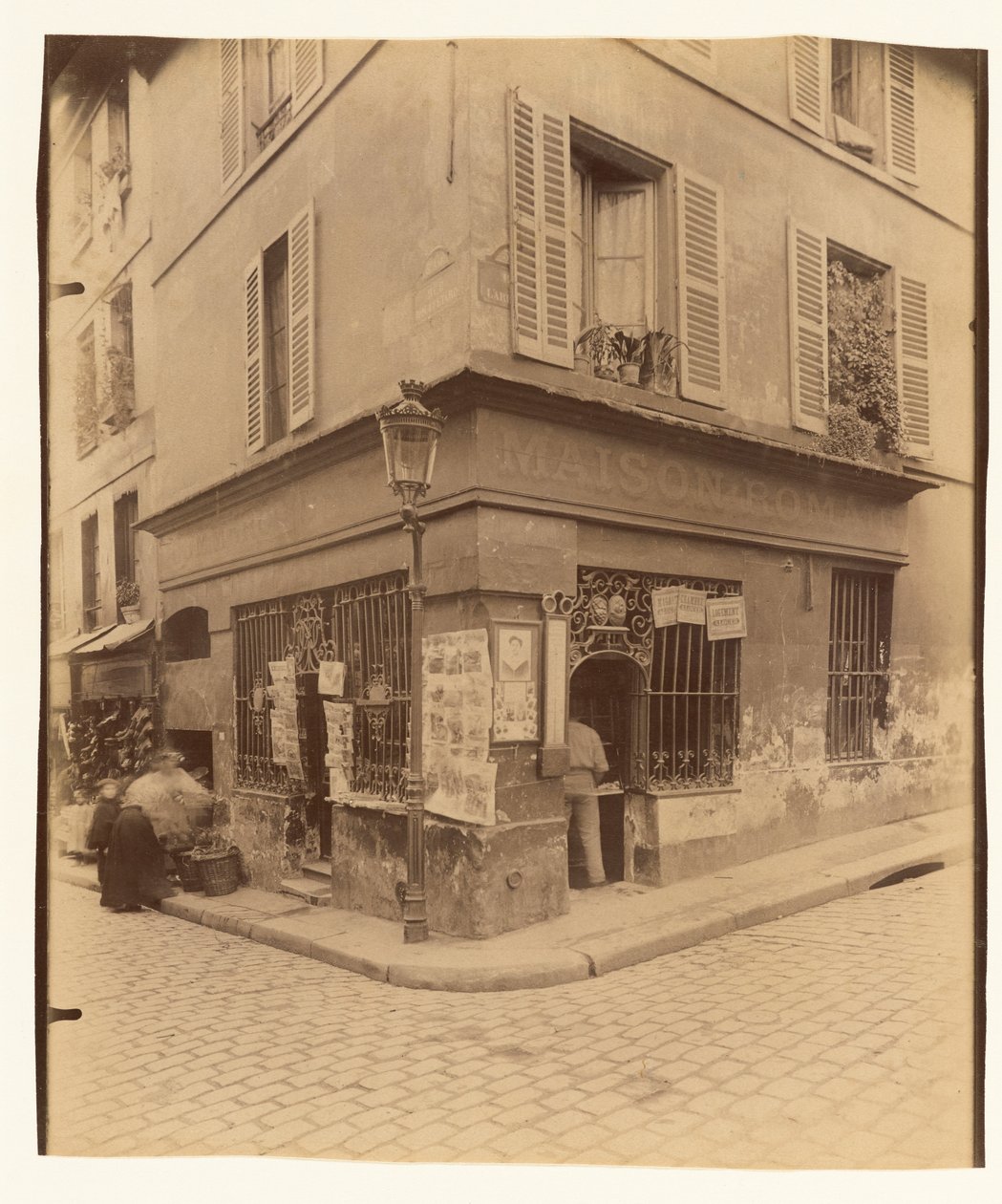 Cabaret, Rue Mouffetard by Eugène Atget