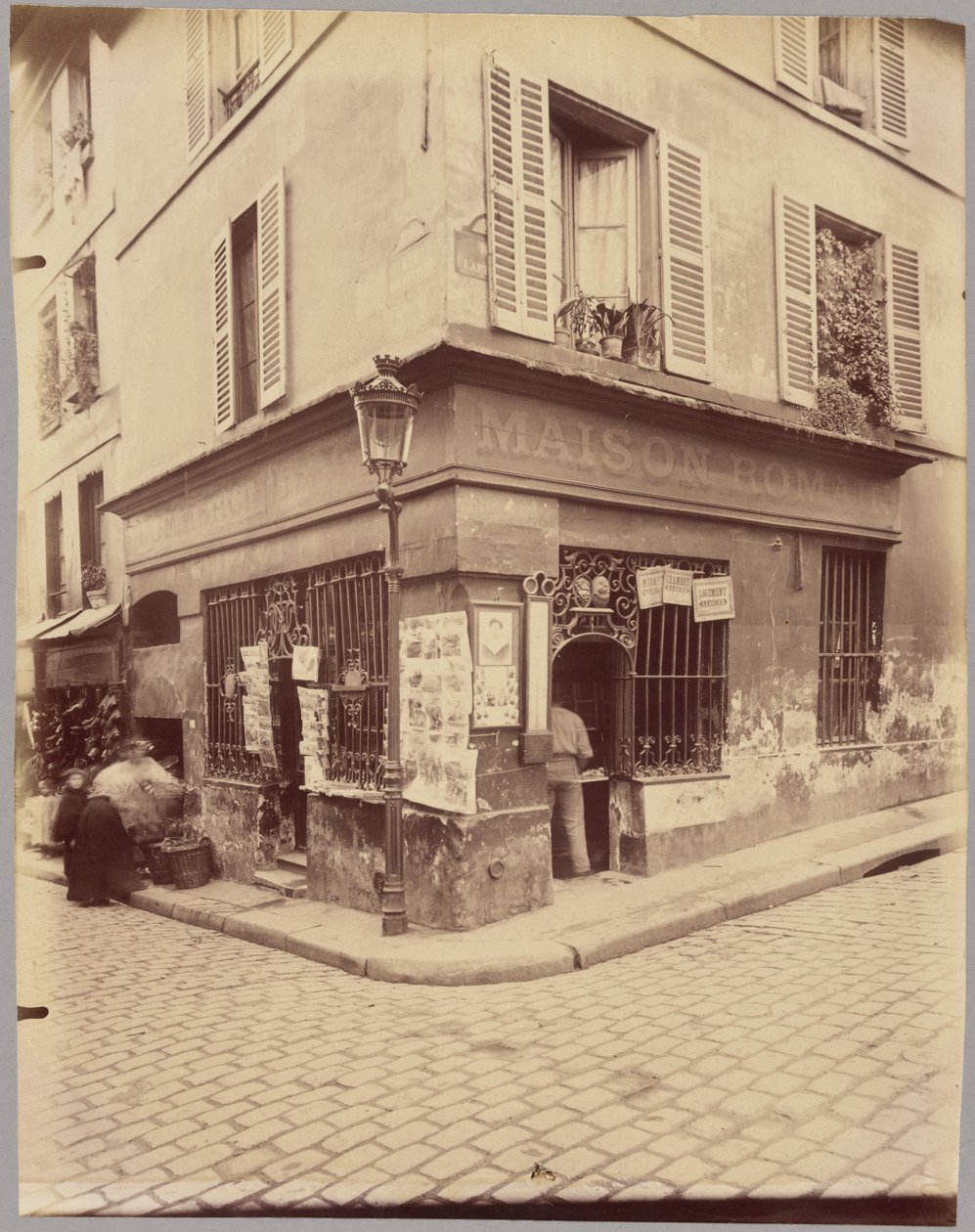 Cabaret, Rue Mouffetard by Eugène Atget