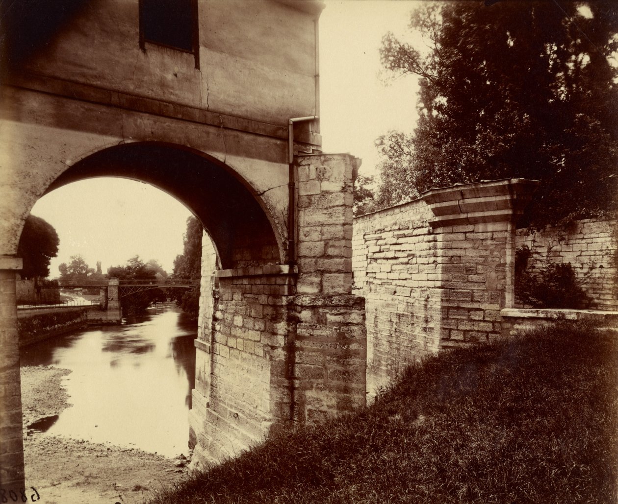Charenton, Old Mill (The Old Mill, Charenton) by Eugène Atget