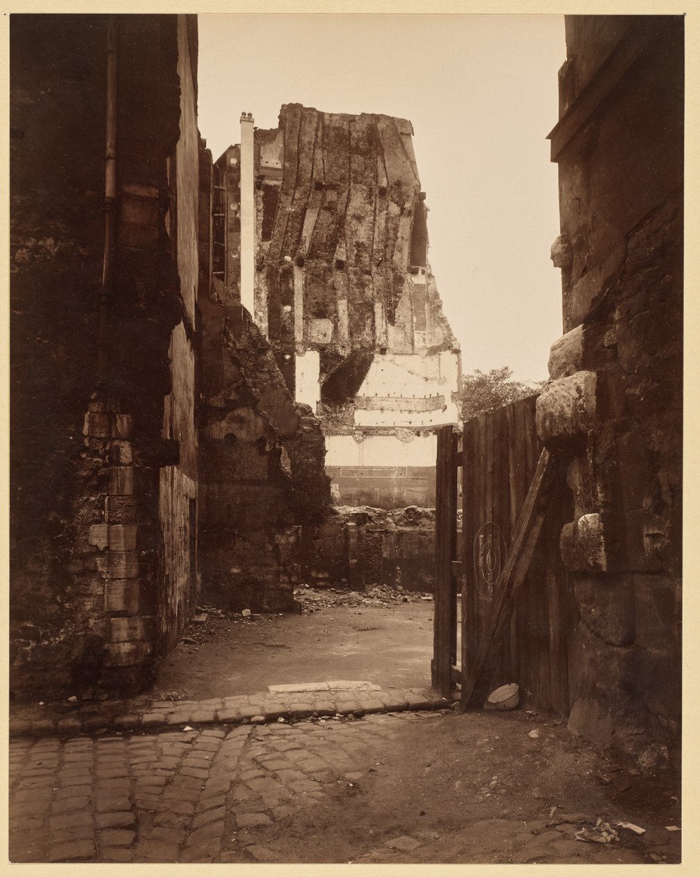 Corner of Cemetery Street, Saint-Benoît by Eugène Atget