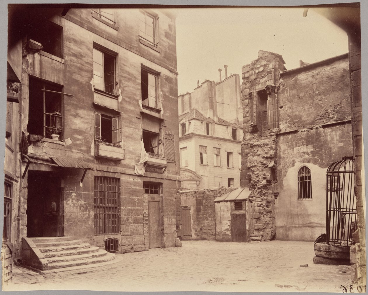 Cour Saint-Julien-le-Pauvre by Eugène Atget