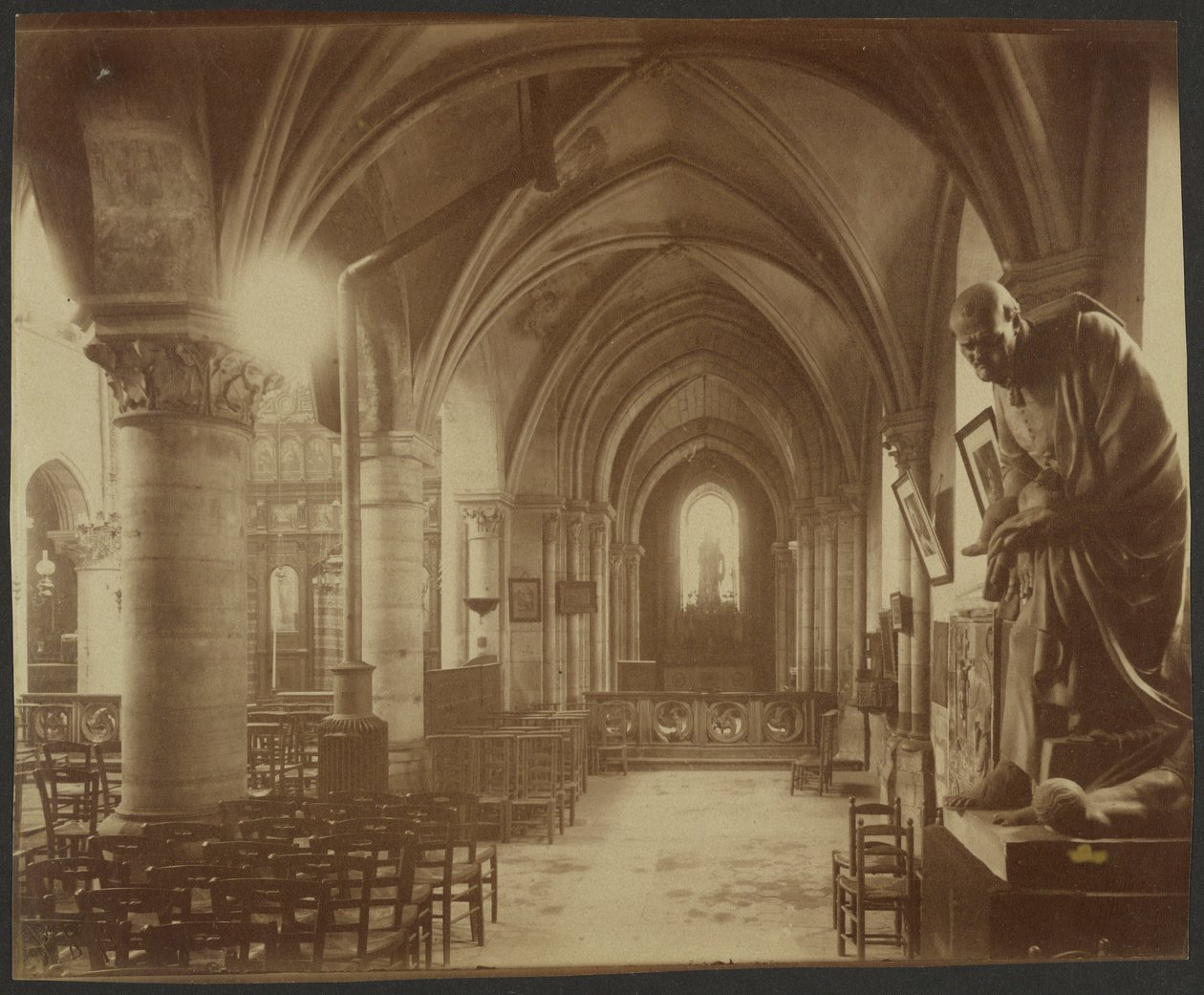 Saint-Julien the Poor by Eugène Atget