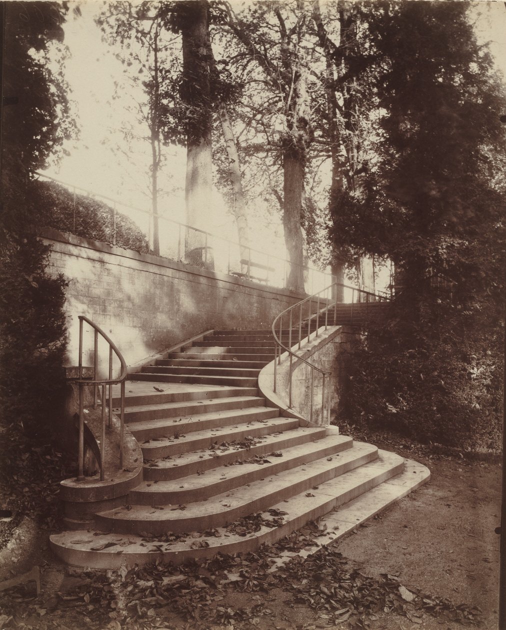 The Steps at Saint-Cloud by Eugène Atget