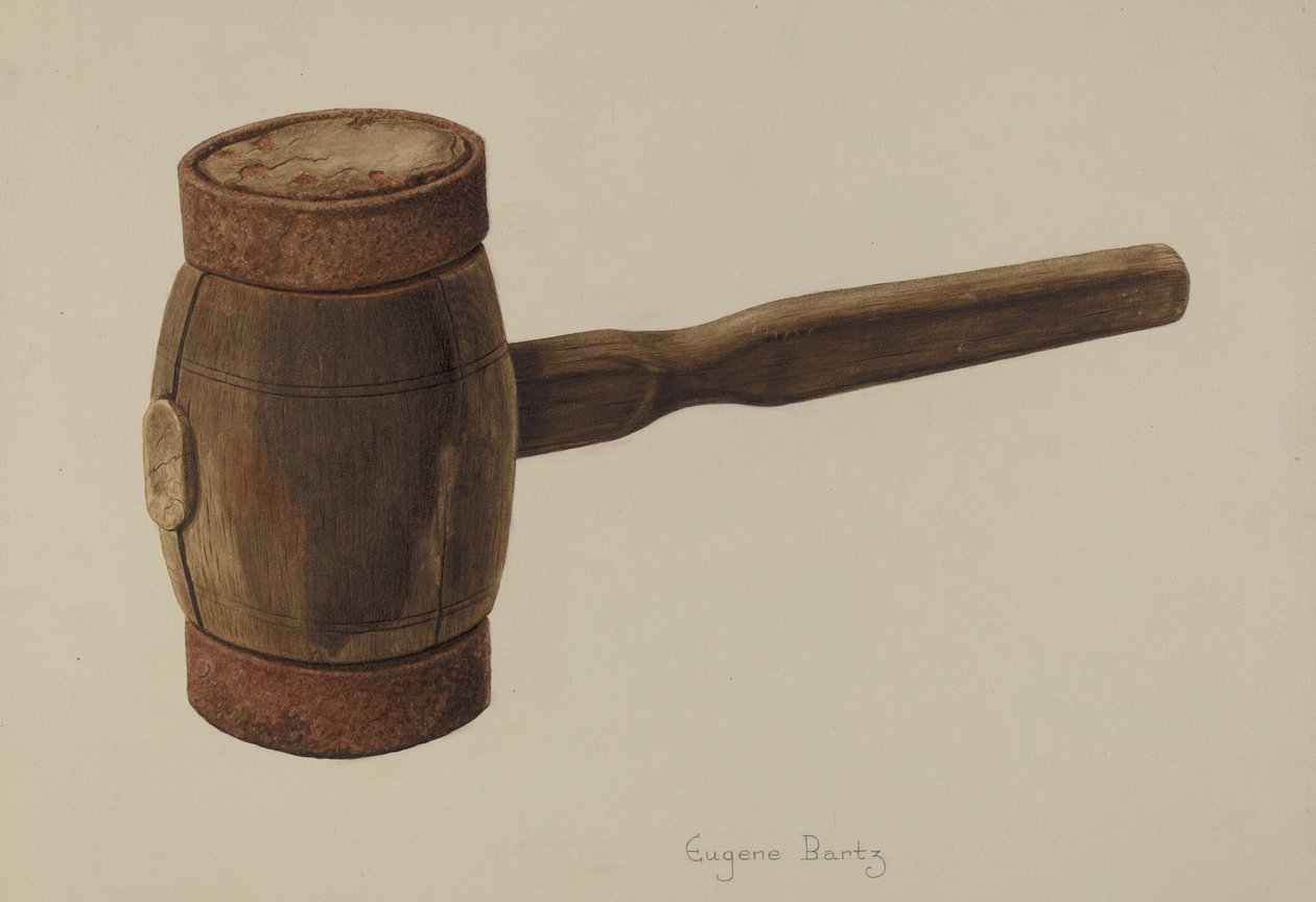 Chalking Mallet by Eugene Bartz