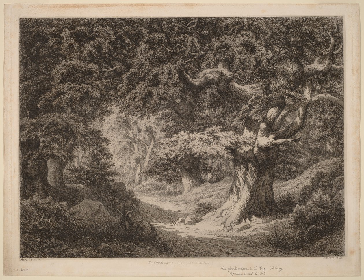 The Charlemagne, Forest of Fontainebleau by Eugene Bléry