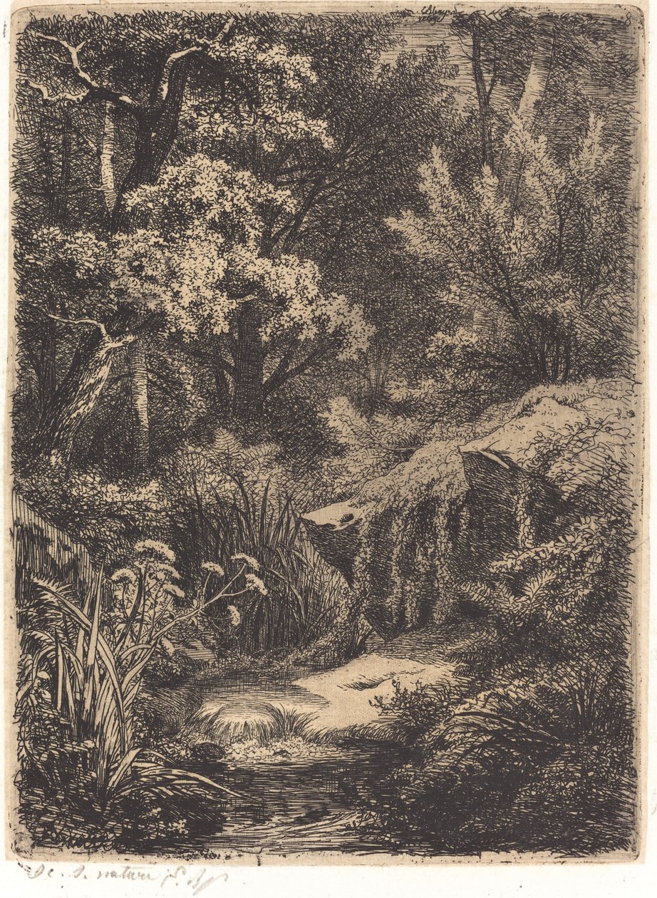 Le petit ruisseau, published 1849 by Eugene Bléry
