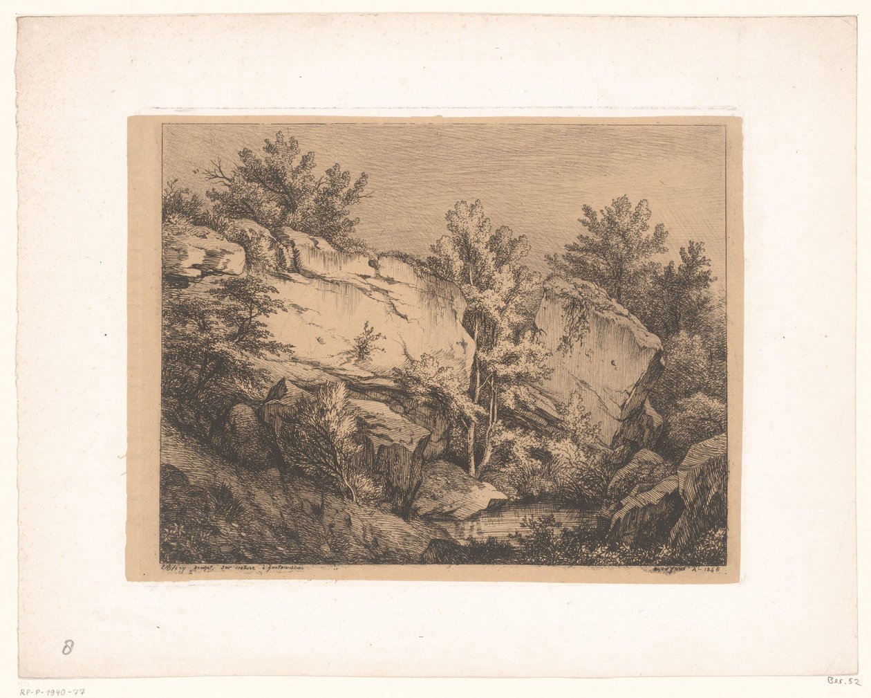 Rocky Landscape (series title) by Eugene Bléry