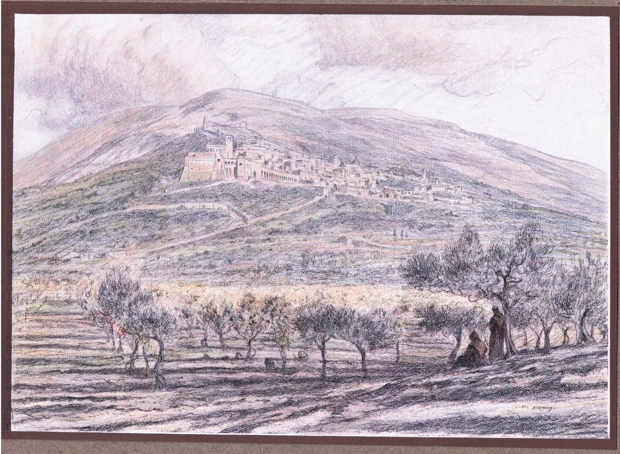 Assissi by Eugene Burnand