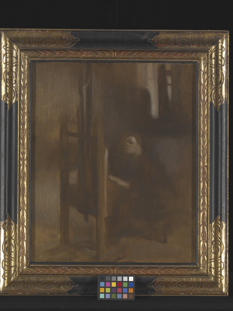 Artist At His Easel (L
