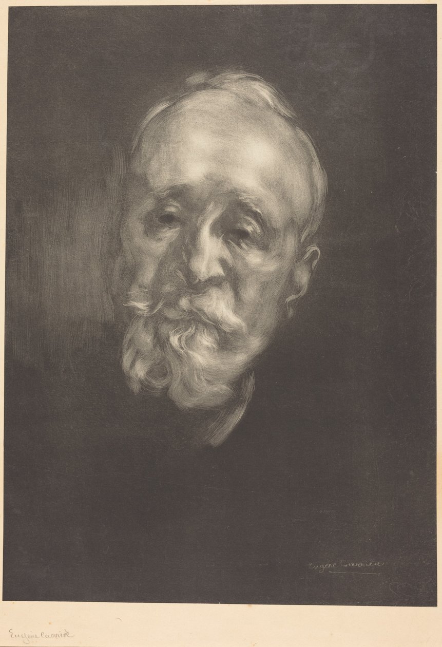 Pierre Puvis de Chavannes by Eugène Carrière