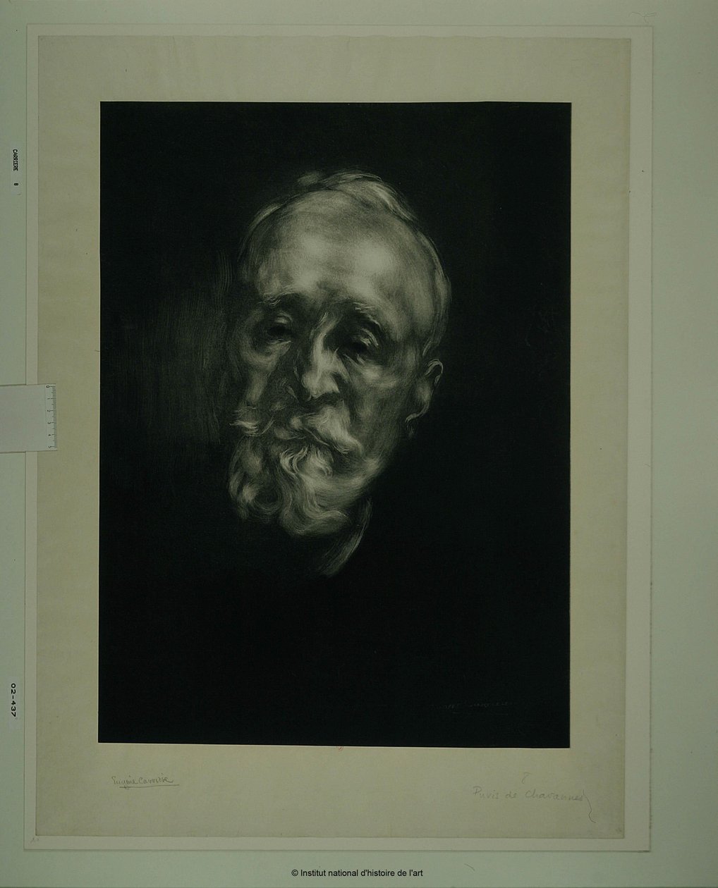 Puvis de Chavannes by Eugène Carrière