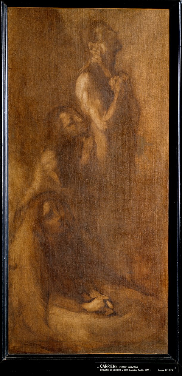 Remembrance of Lourdes by Eugène Carrière