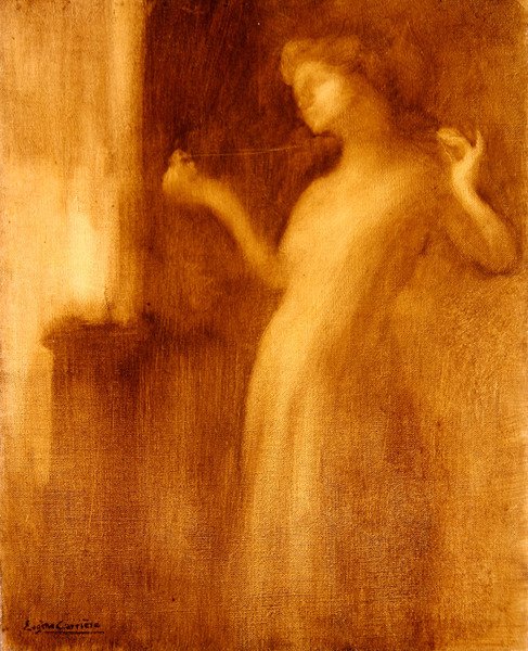 The Spinster, or The Broken Necklace by Eugène Carrière