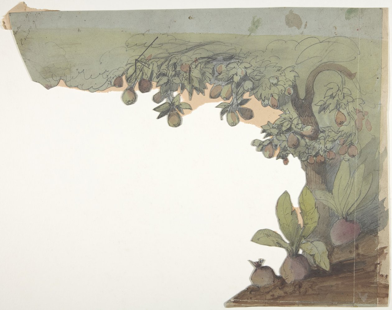 Design for a Stage Set at the Opéra, Paris, 1830-90 by Eugene Ciceri