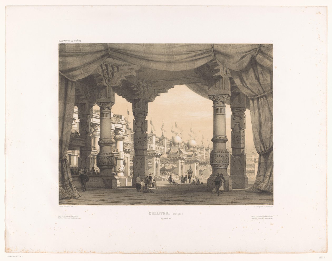 Theater Set with an Arena (Gulliver) (Theater Sets) by Eugene Ciceri