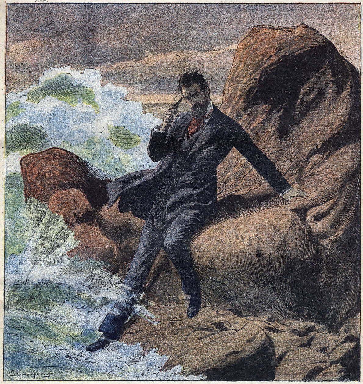 Illustration of Daniel Lesueur