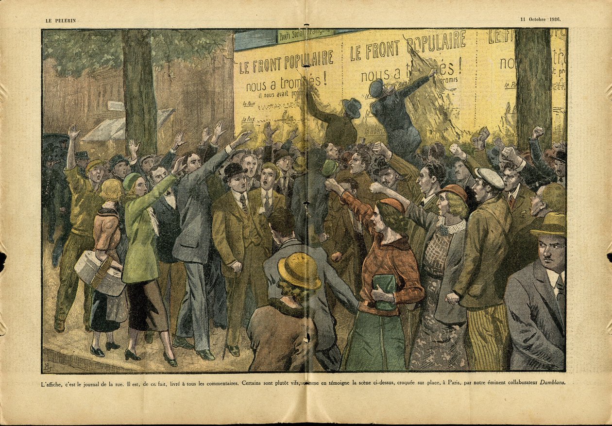 Illustration of Eugene Damblans in Le Pelerin by Eugene Damblans