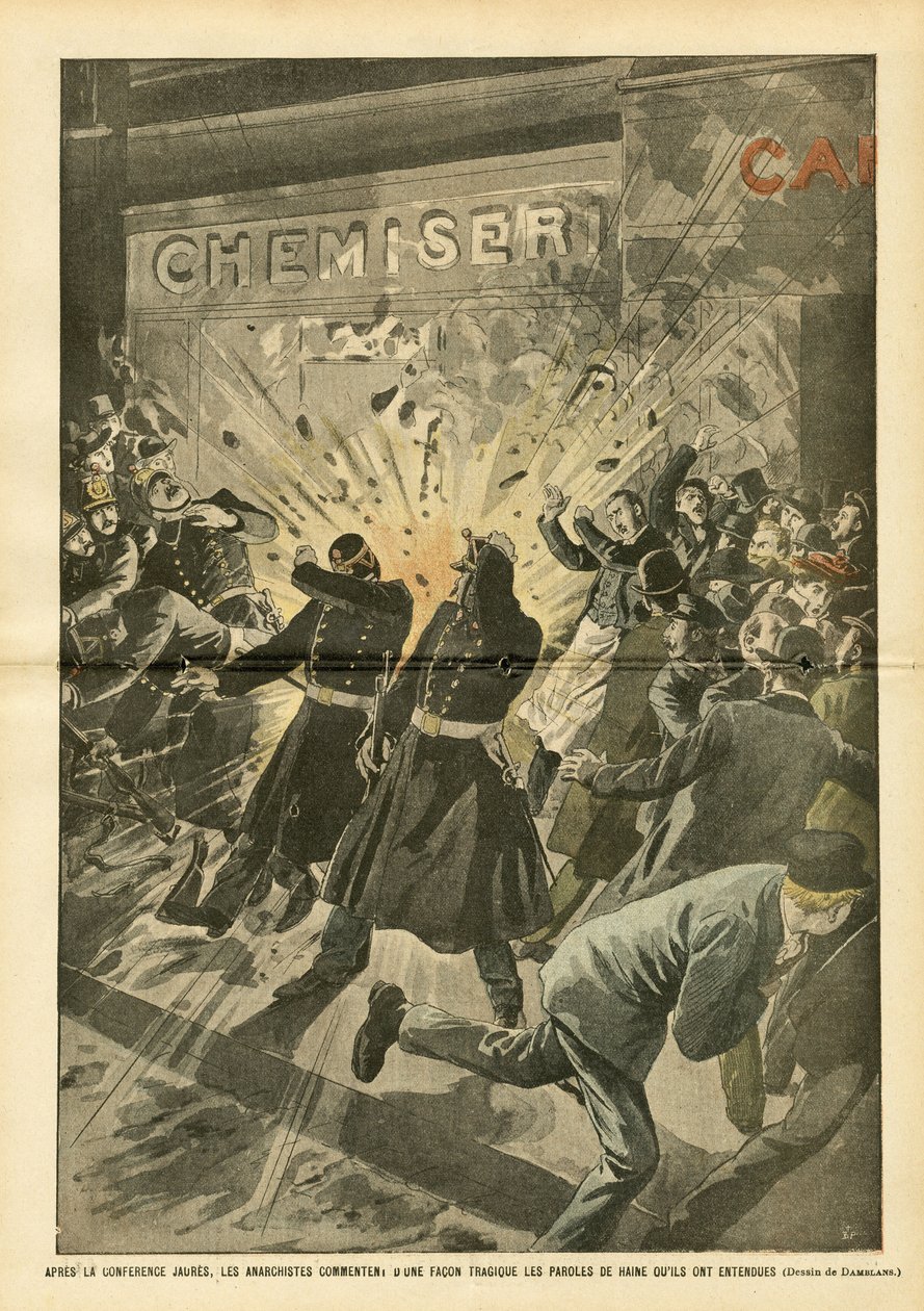 Illustration of Eugene Damblans (1865-1945) in Le Pelerin by Eugene Damblans