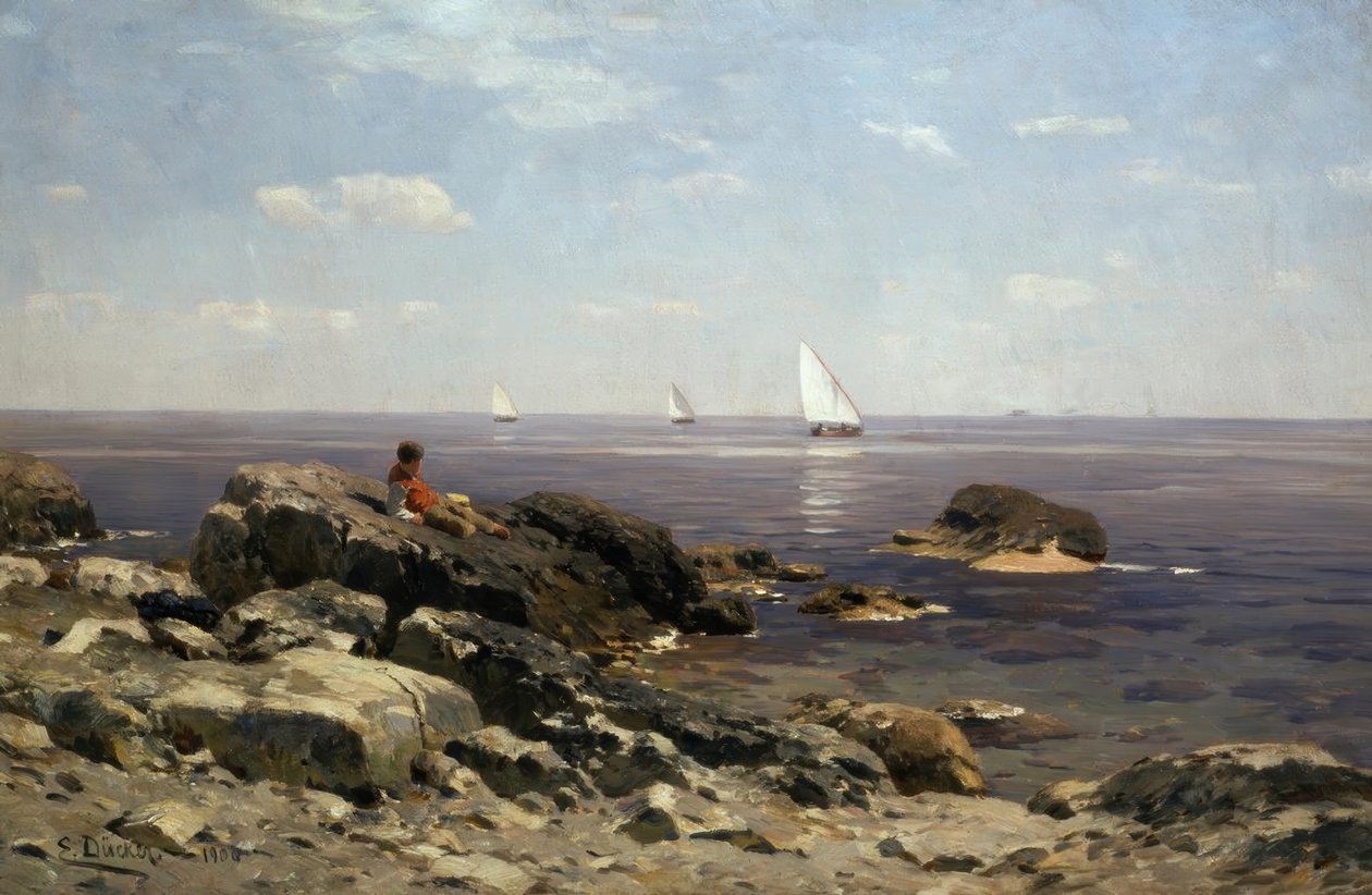 E. Dücker, By the Water by Eugene Gustav Dücker