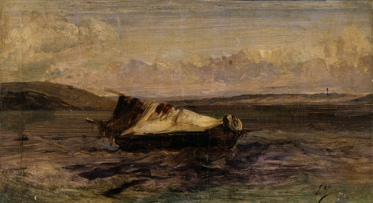The Little Boat by Eugene Isabey