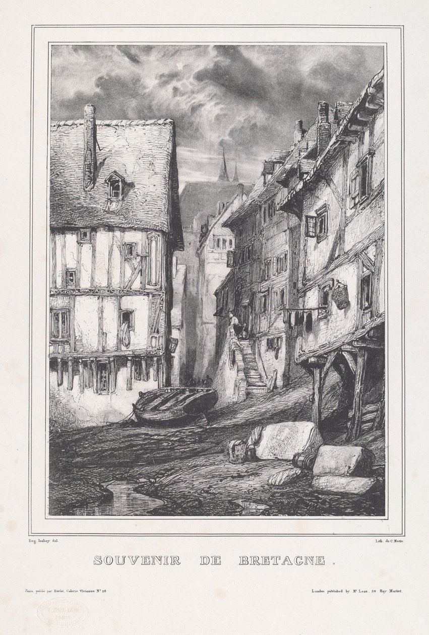 Souvenir of Brittany by Eugene Isabey