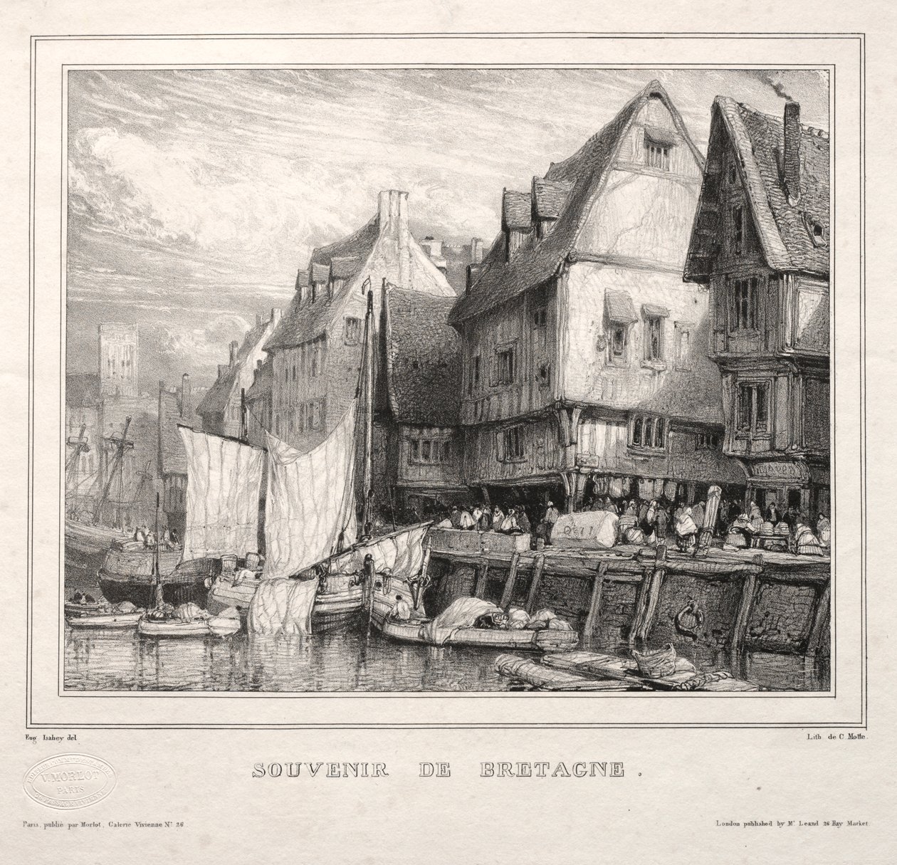 Souvenir of Brittany by Eugene Isabey