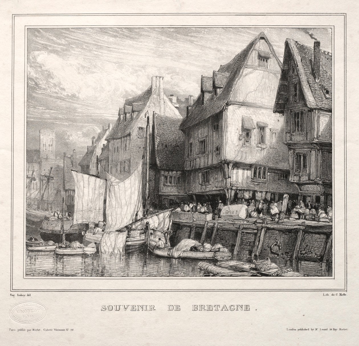 Souvenirs: Souvenir of Brittany by Eugene Isabey