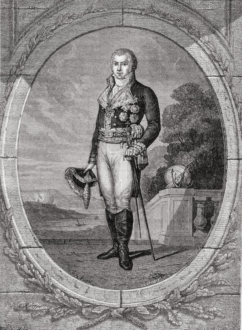 Manuel Godoy y Alvarez de Faria, engraved by Blanpain, from 