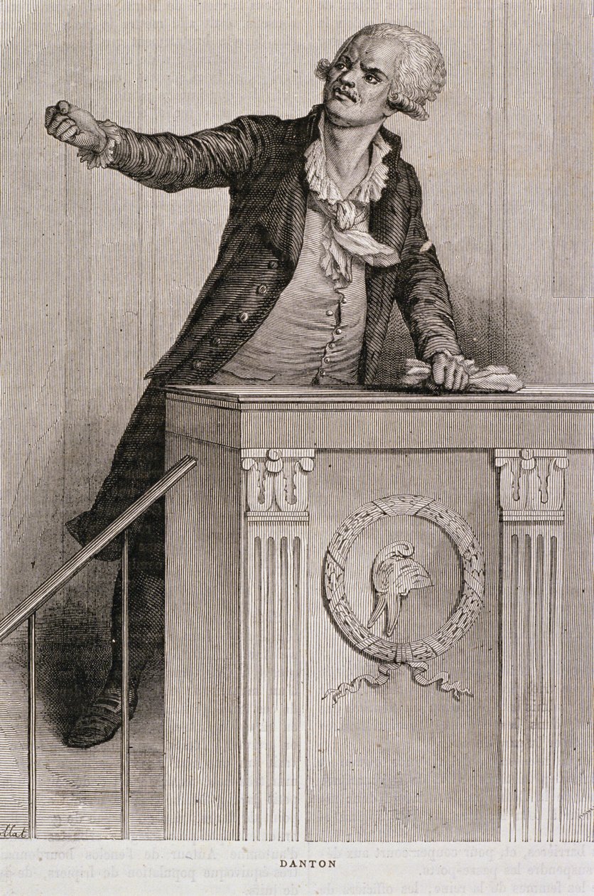 Portrait of Georges Jacques Danton by Eugene Joseph Viollat