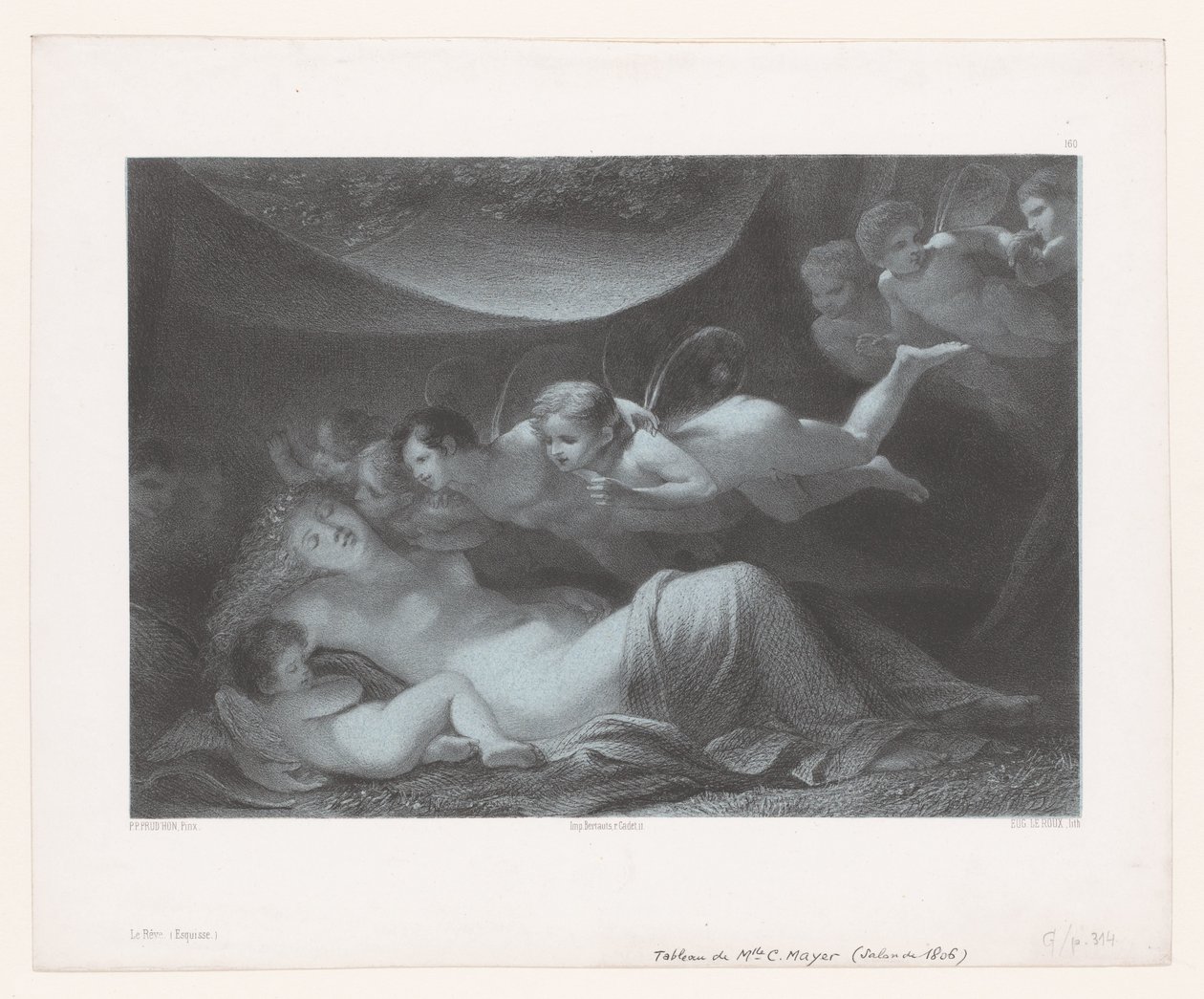 Dreaming Psyche (Le Rêve) by Eugene Leroux