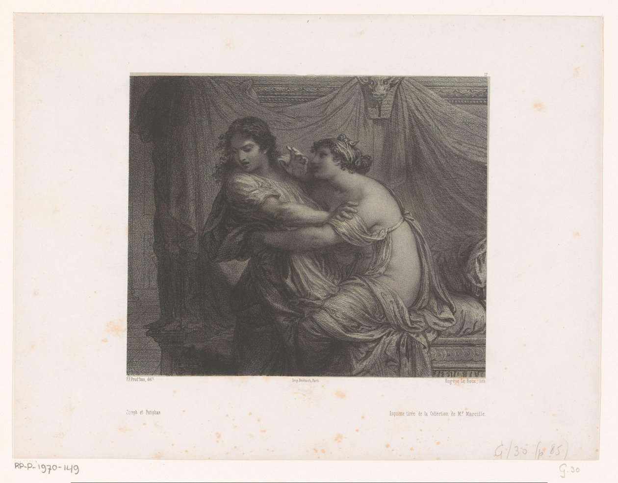 Joseph and Potiphar's Wife, from 'Old and Contemporary Artists'