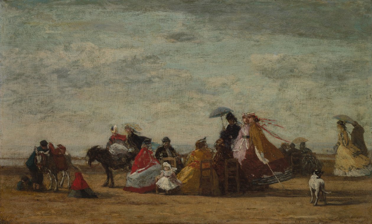 Beach Scene, c. 1865-1867 by Eugene Louis Boudin