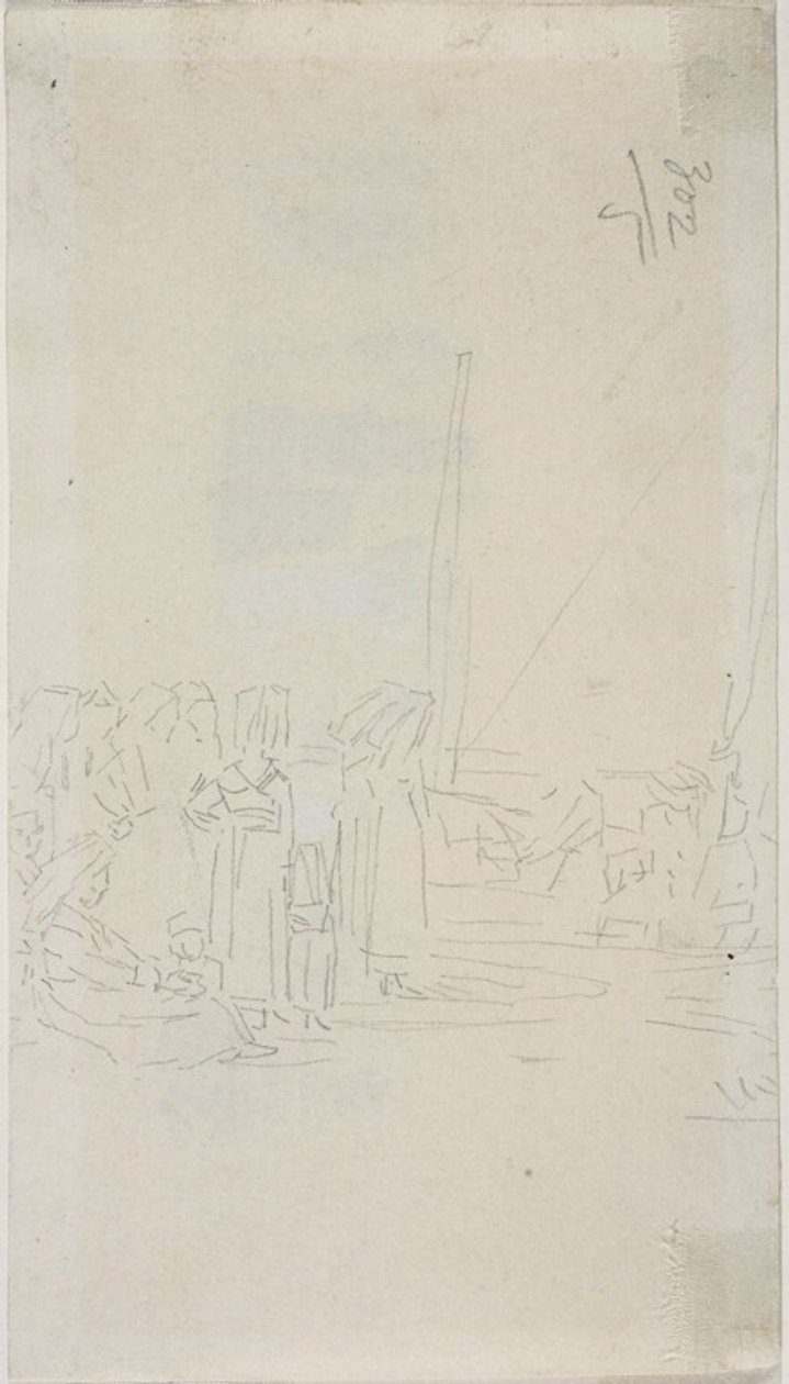 Breton Women on the Beach by Eugene Louis Boudin
