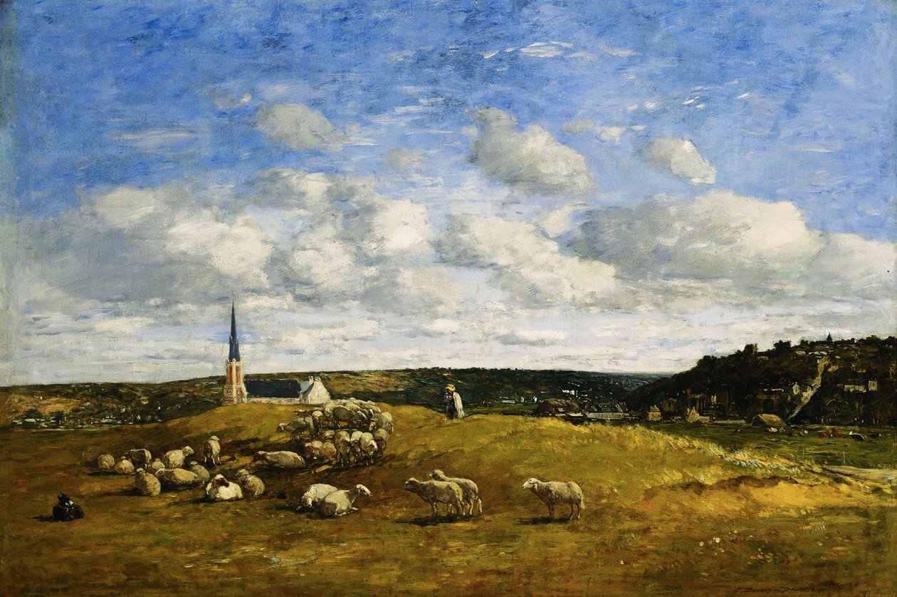 Deauville by Eugene Louis Boudin