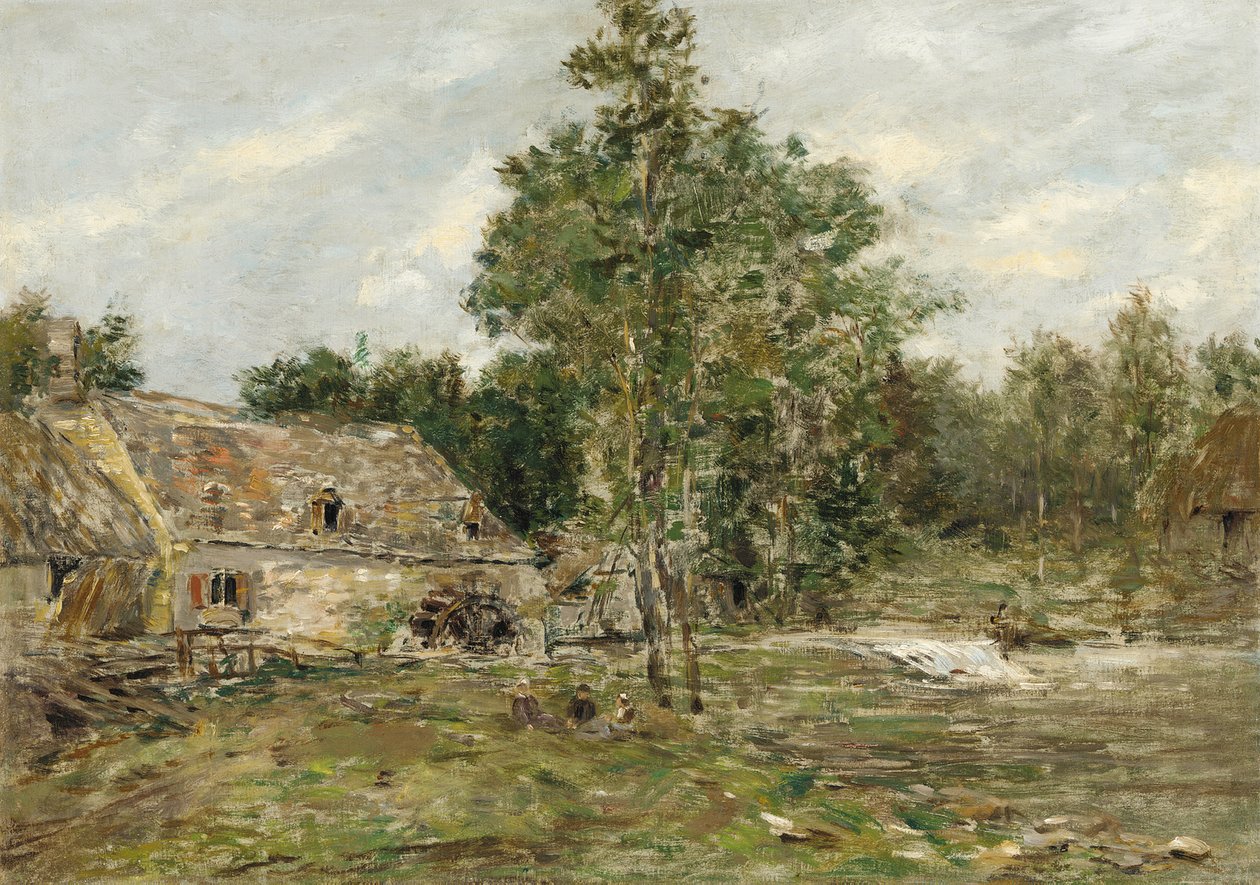 Saint-Cenery, the Mill by Eugene Louis Boudin