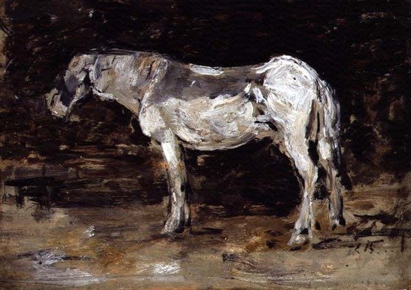 The White Horse, c.1885-90 by Eugene Louis Boudin