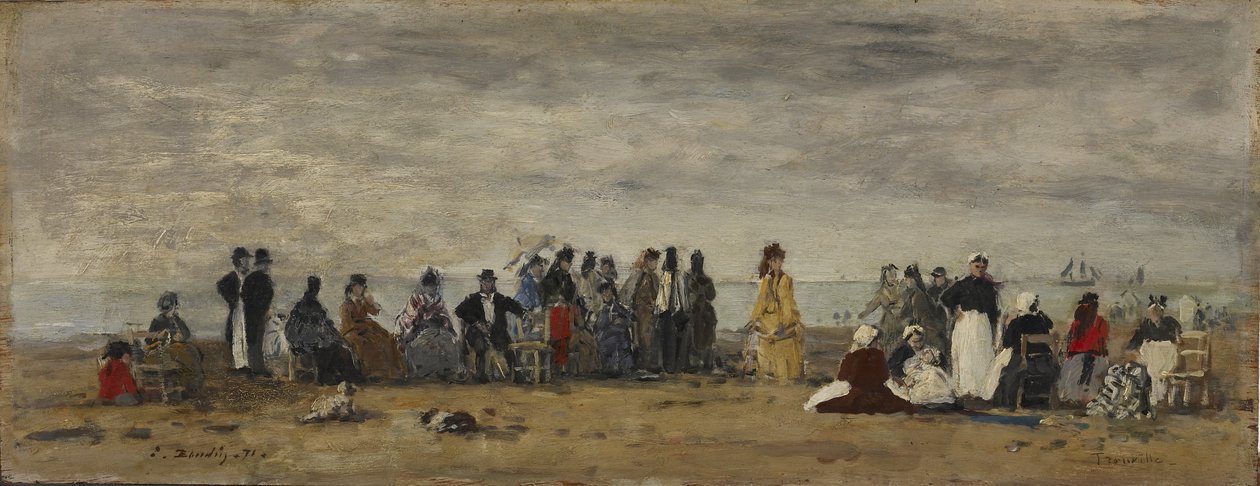 Trouville by Eugene Louis Boudin