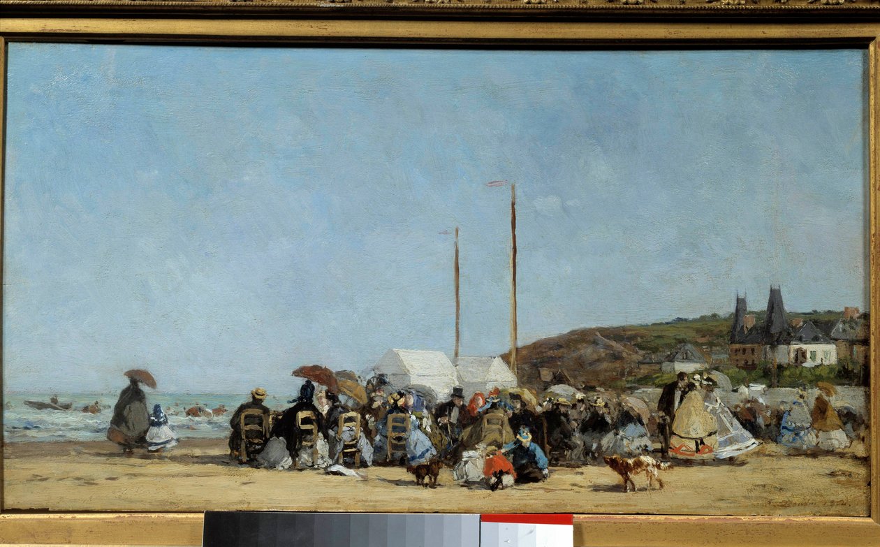 Trouville Beach by Eugene Louis Boudin