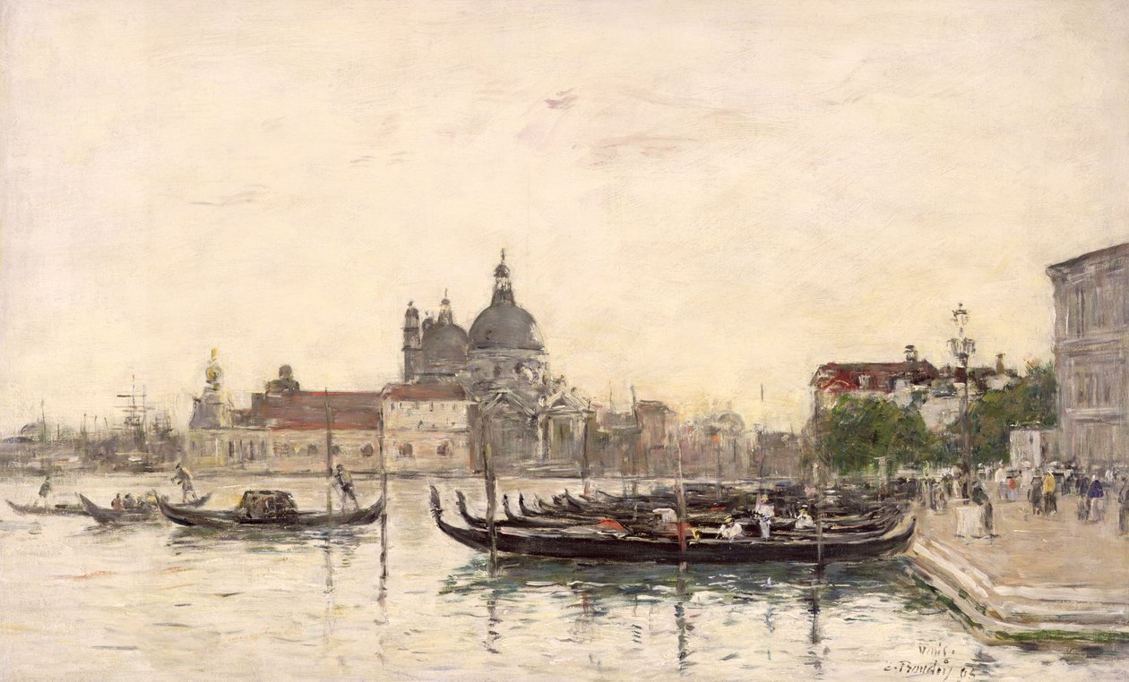 Venice, The Molo by Eugene Louis Boudin