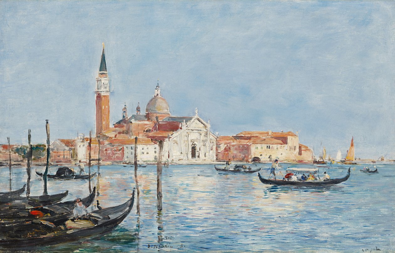 Venice, San Giorgio Church by Eugene Louis Boudin