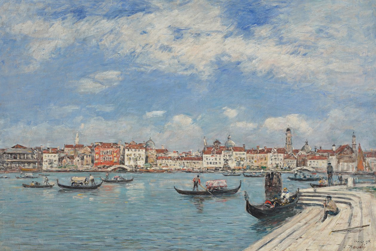 Venice, View from San Giorgio by Eugene Louis Boudin