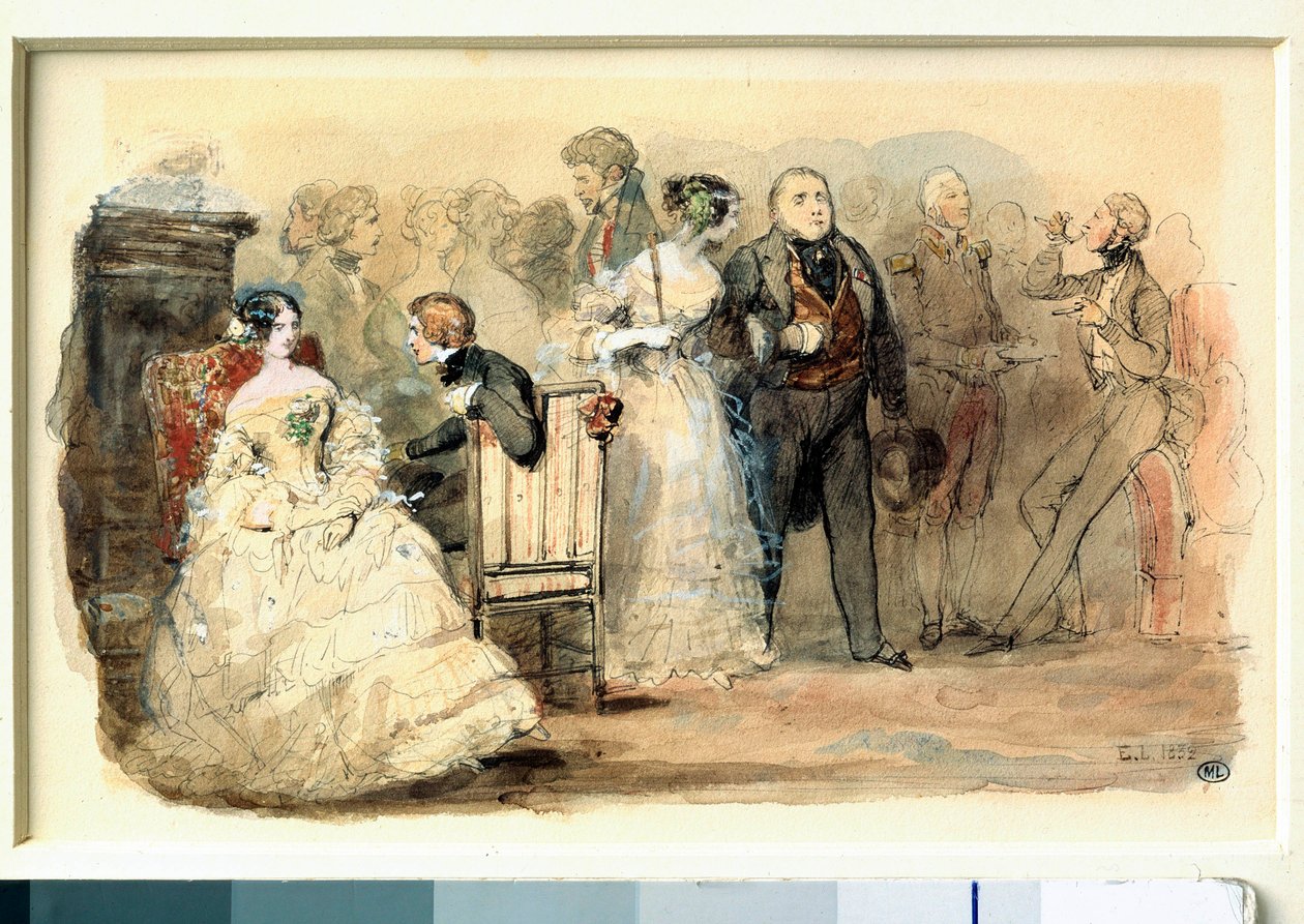 A reception under Louis Philippe (detail) by Eugene Louis Lami