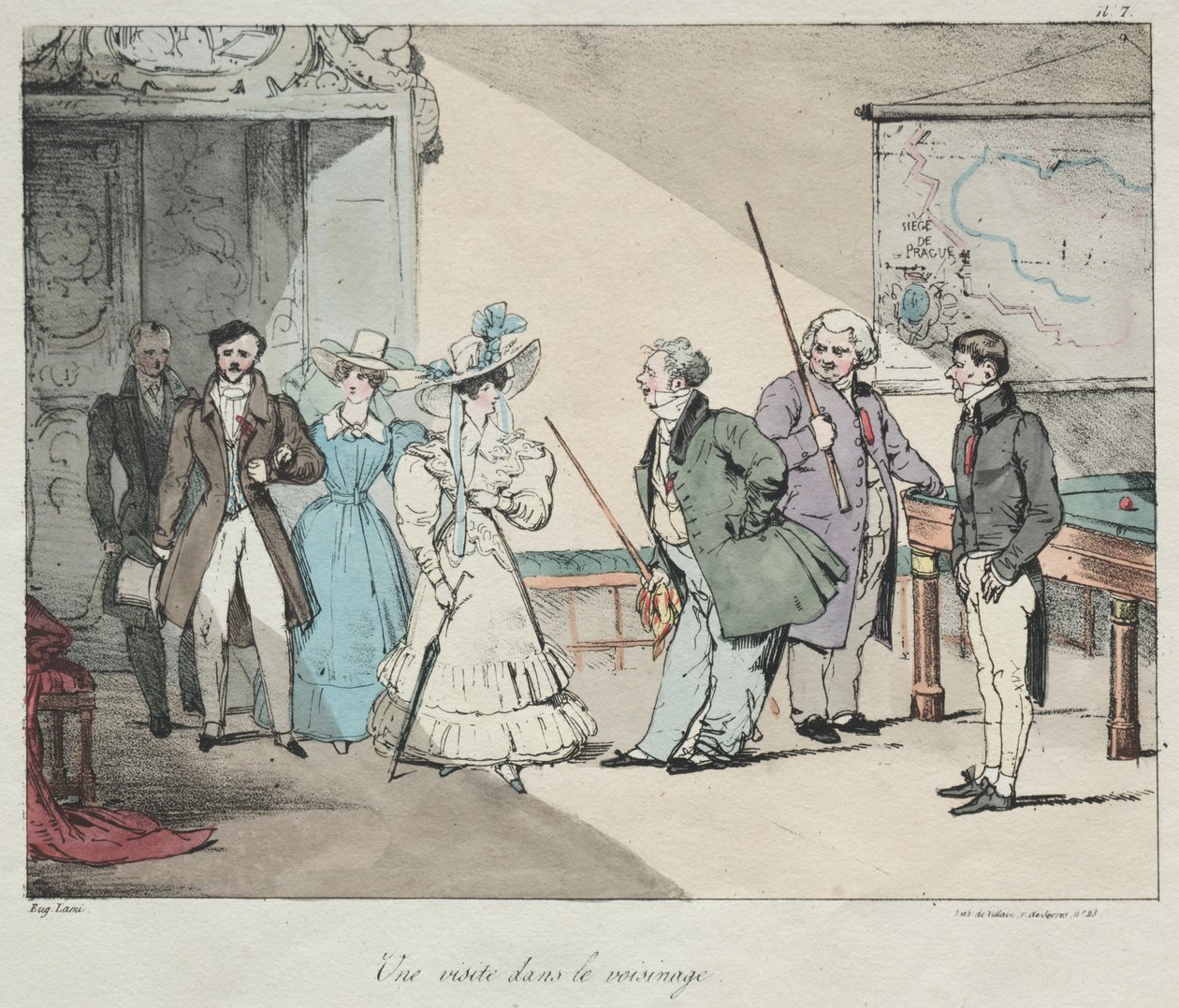 Life of the Chateau: A Visit in the Neighborhood by Eugene Louis Lami