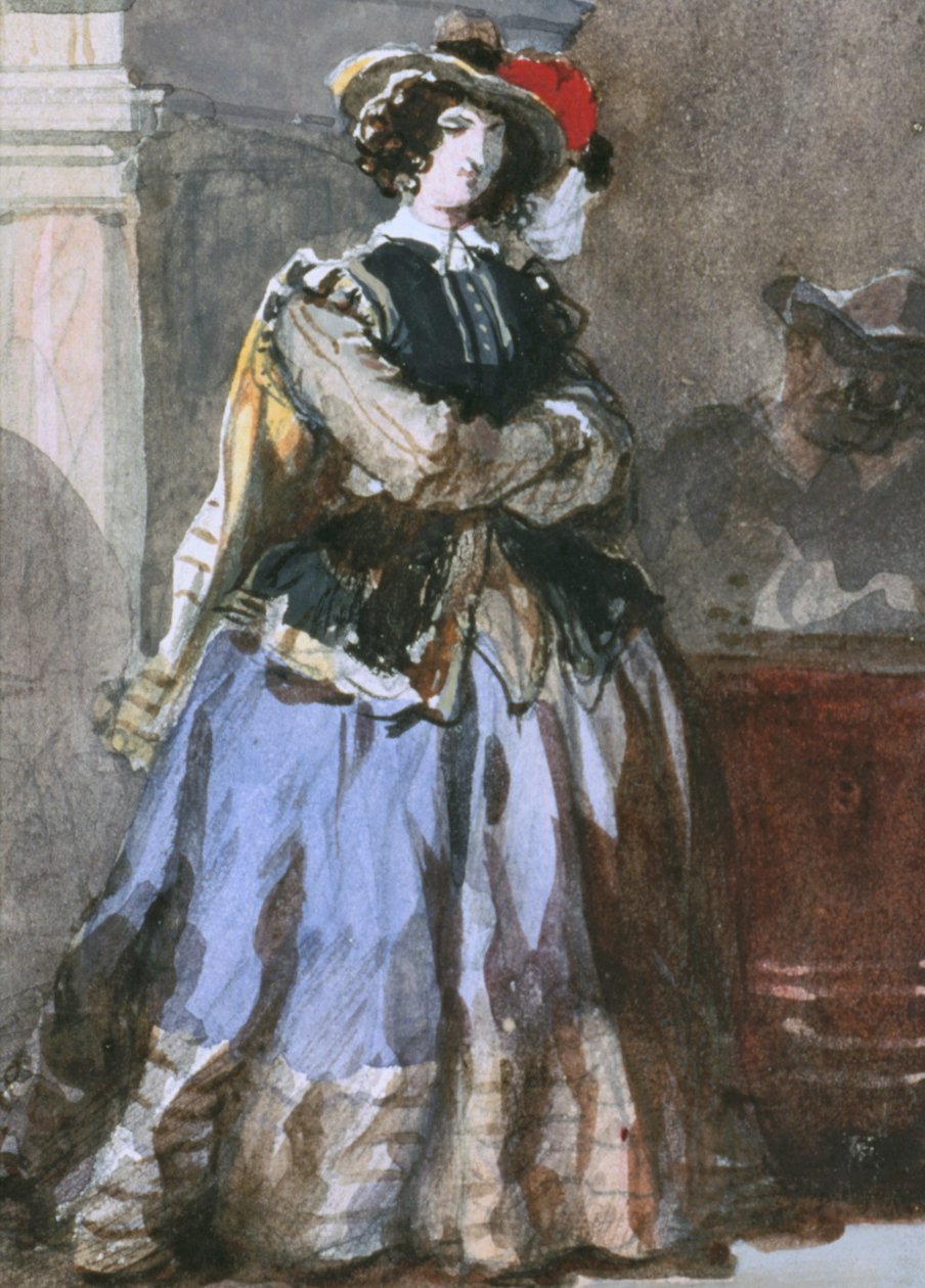 Portrait of Woman by Eugene Louis Lami